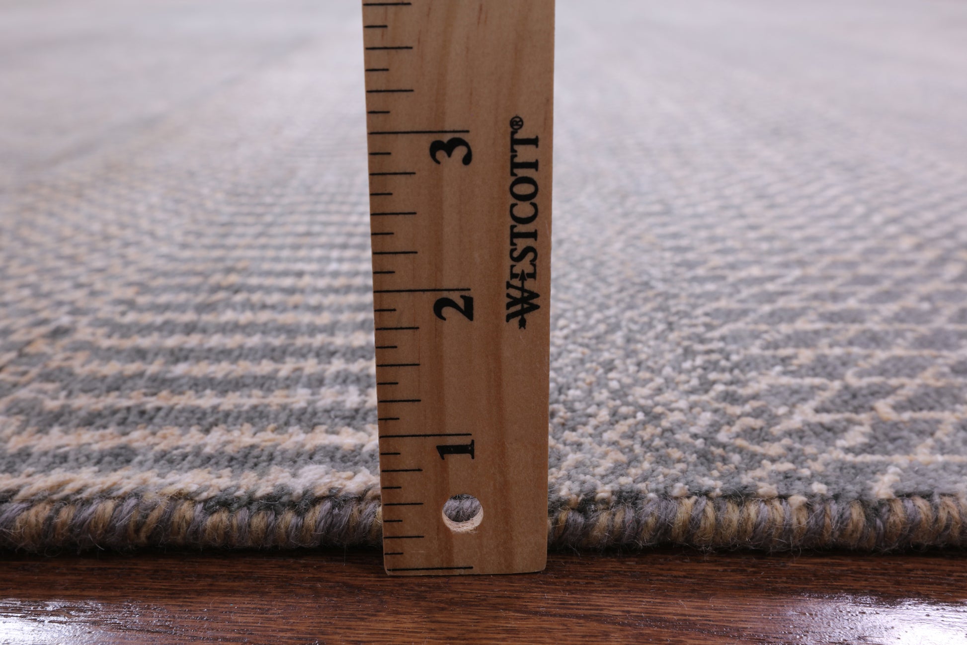 Savannah Grass Handmade Wool & Silk Rug - 8' 0" X 9' 10" - Golden Nile