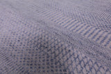 Grey Savannah Grass Handmade Wool & Silk Rug - 9' 2" X 12' 2" - Golden Nile