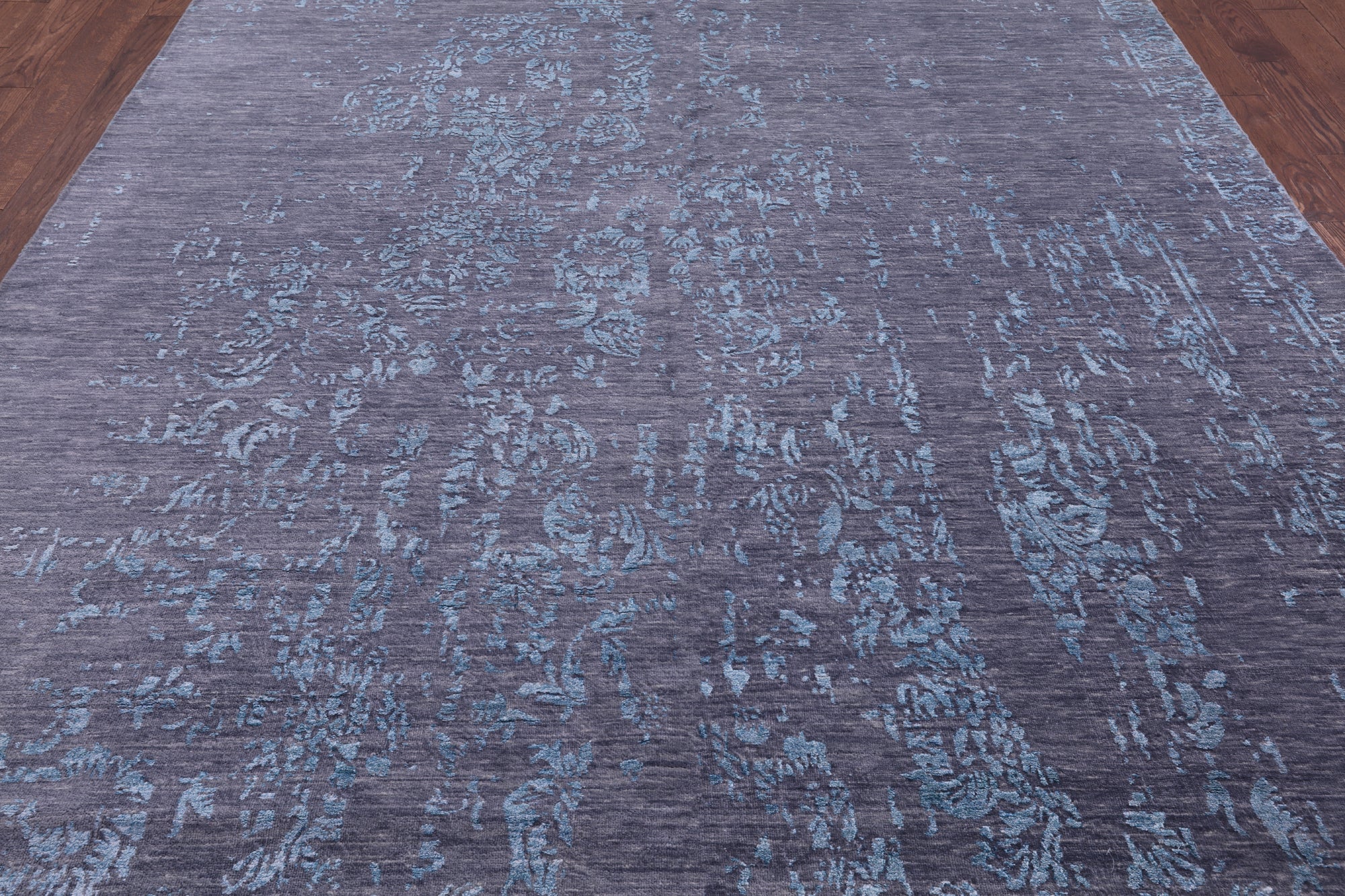 Modern Handmade Wool & Silk Rug - 8' 2" X 10' 1" - Golden Nile