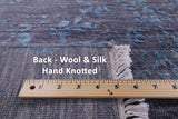 Modern Handmade Wool & Silk Rug - 8' 2" X 10' 1" - Golden Nile