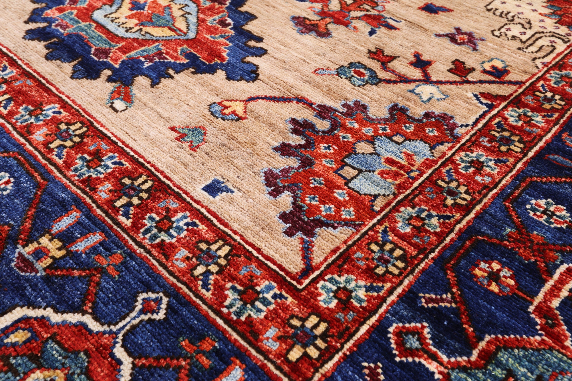 Persian Fine Serapi Handmade Wool Rug - 8' 1" X 9' 11" - Golden Nile