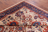 Persian Fine Serapi Handmade Wool Rug - 8' 1" X 9' 11" - Golden Nile