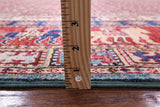 Antiqued Pazyryk Historical Design Hand Knotted Wool Rug - 8' 0" X 9' 7" - Golden Nile