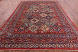 Persian Fine Serapi Hand Knotted Wool Rug - 9' 0" X 11' 7" - Golden Nile