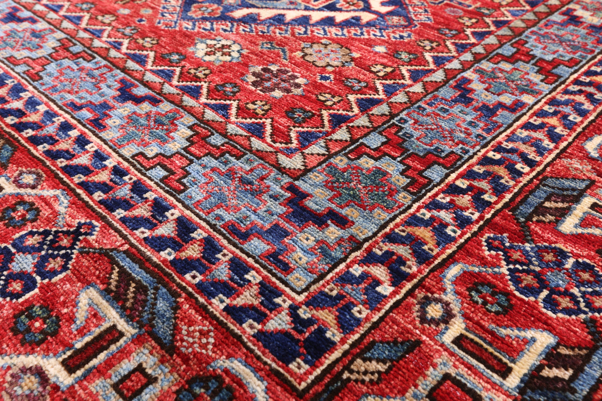 Persian Fine Serapi Hand Knotted Wool Rug - 9' 0" X 11' 7" - Golden Nile