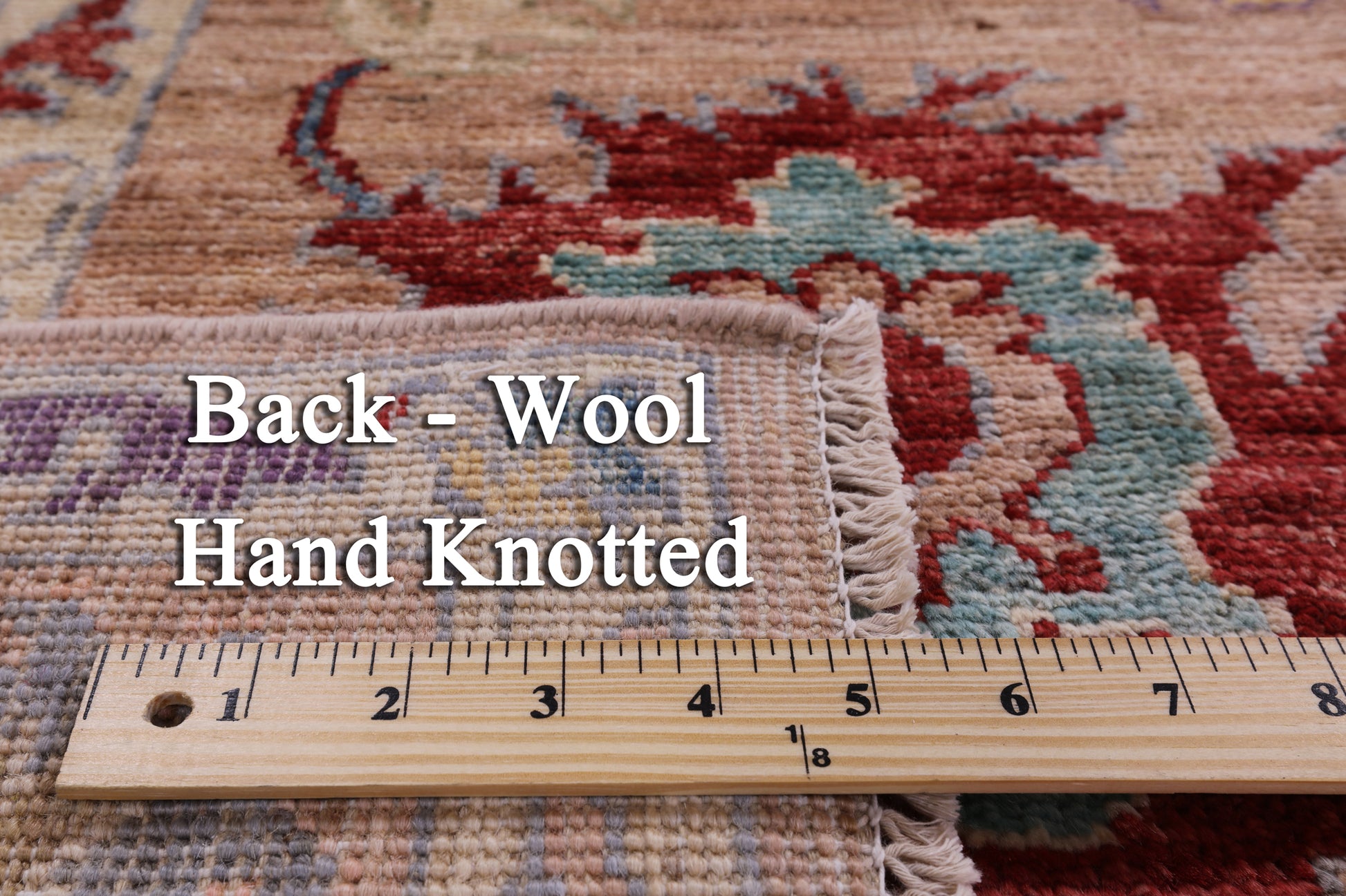 Turkish Oushak Hand Knotted Wool Rug - 7' 10" X 9' 9" - Golden Nile