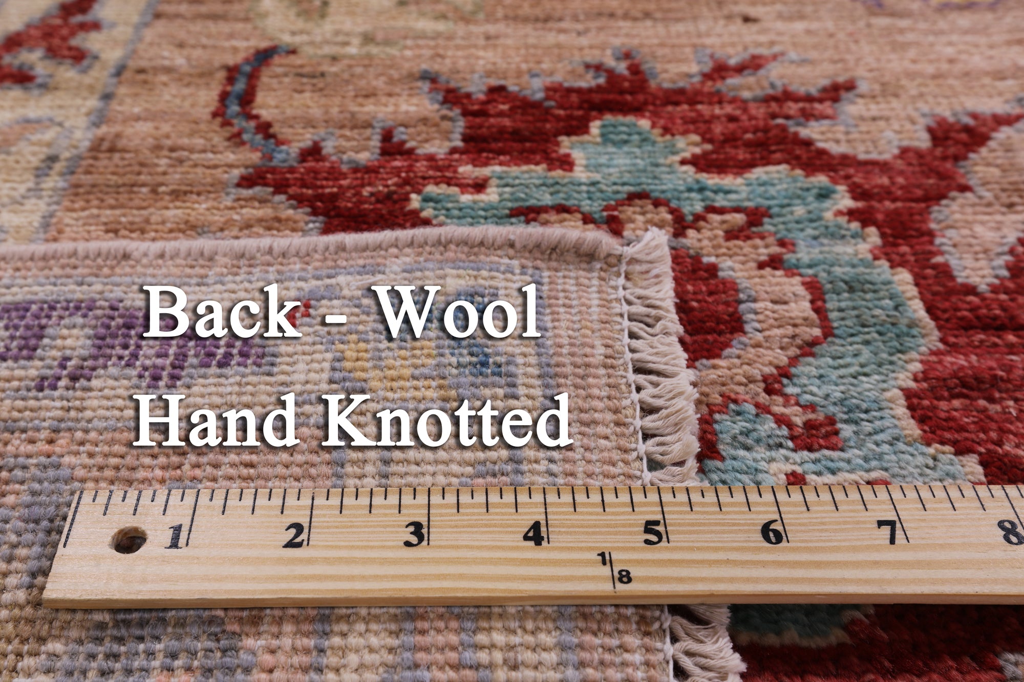 Turkish Oushak Hand Knotted Wool Rug - 7' 10" X 9' 9" - Golden Nile