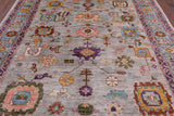Turkish Oushak Handmade Wool Rug - 7' 10" X 9' 6" - Golden Nile