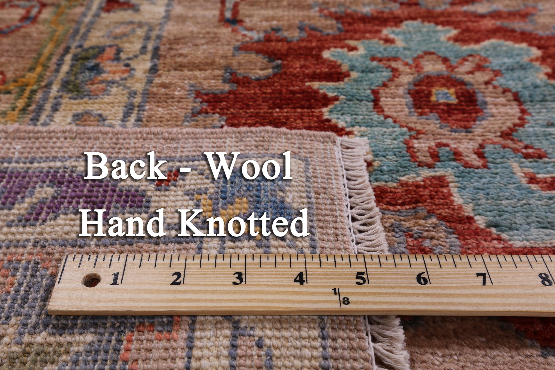 Turkish Oushak Hand Knotted Wool Rug - 8' 0" X 9' 9" - Golden Nile