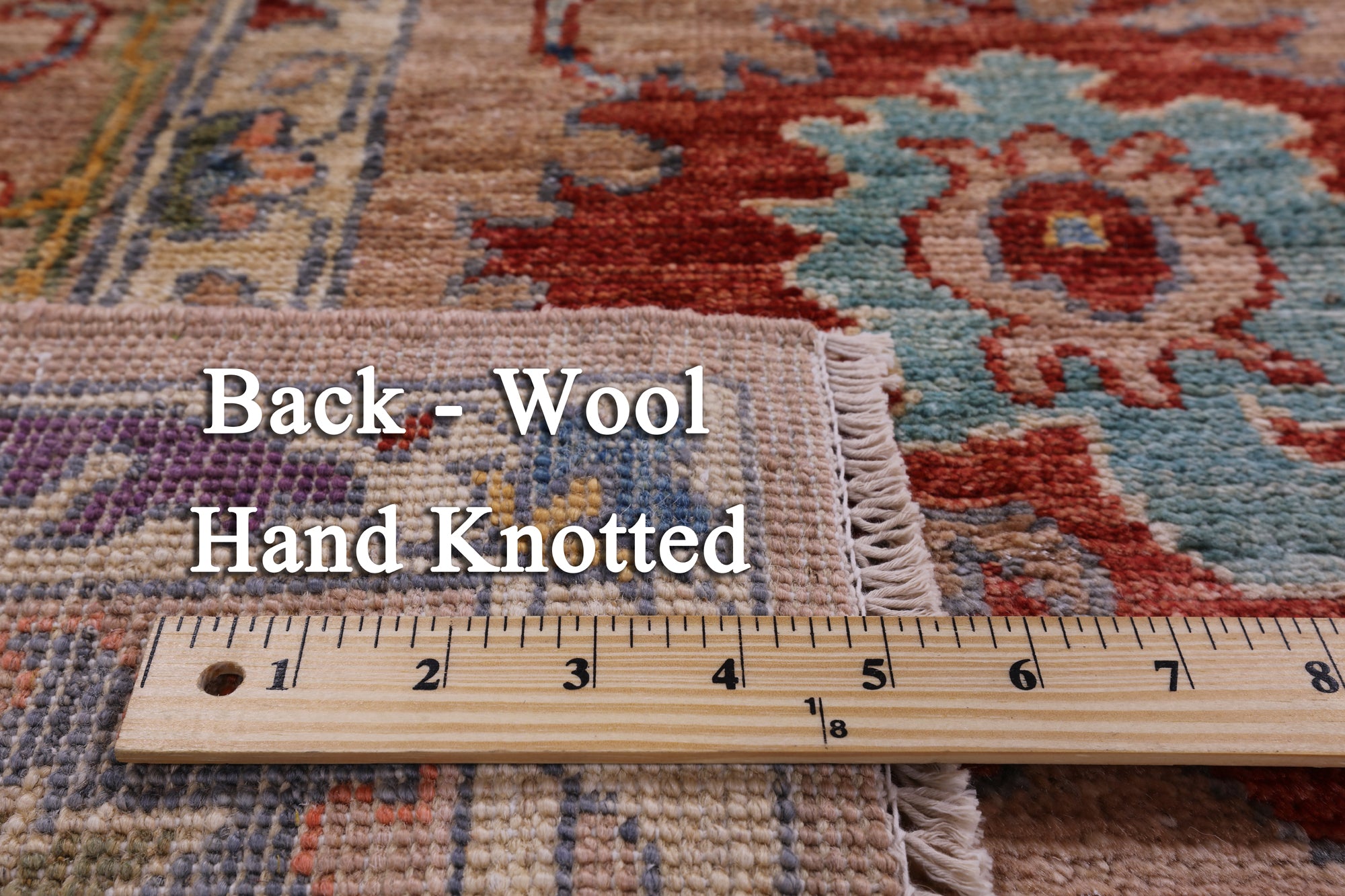 Turkish Oushak Hand Knotted Wool Rug - 8' 0" X 9' 9" - Golden Nile