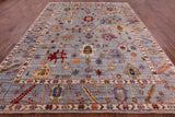 Turkish Oushak Hand Knotted Wool Rug - 9' 0" X 11' 9" - Golden Nile