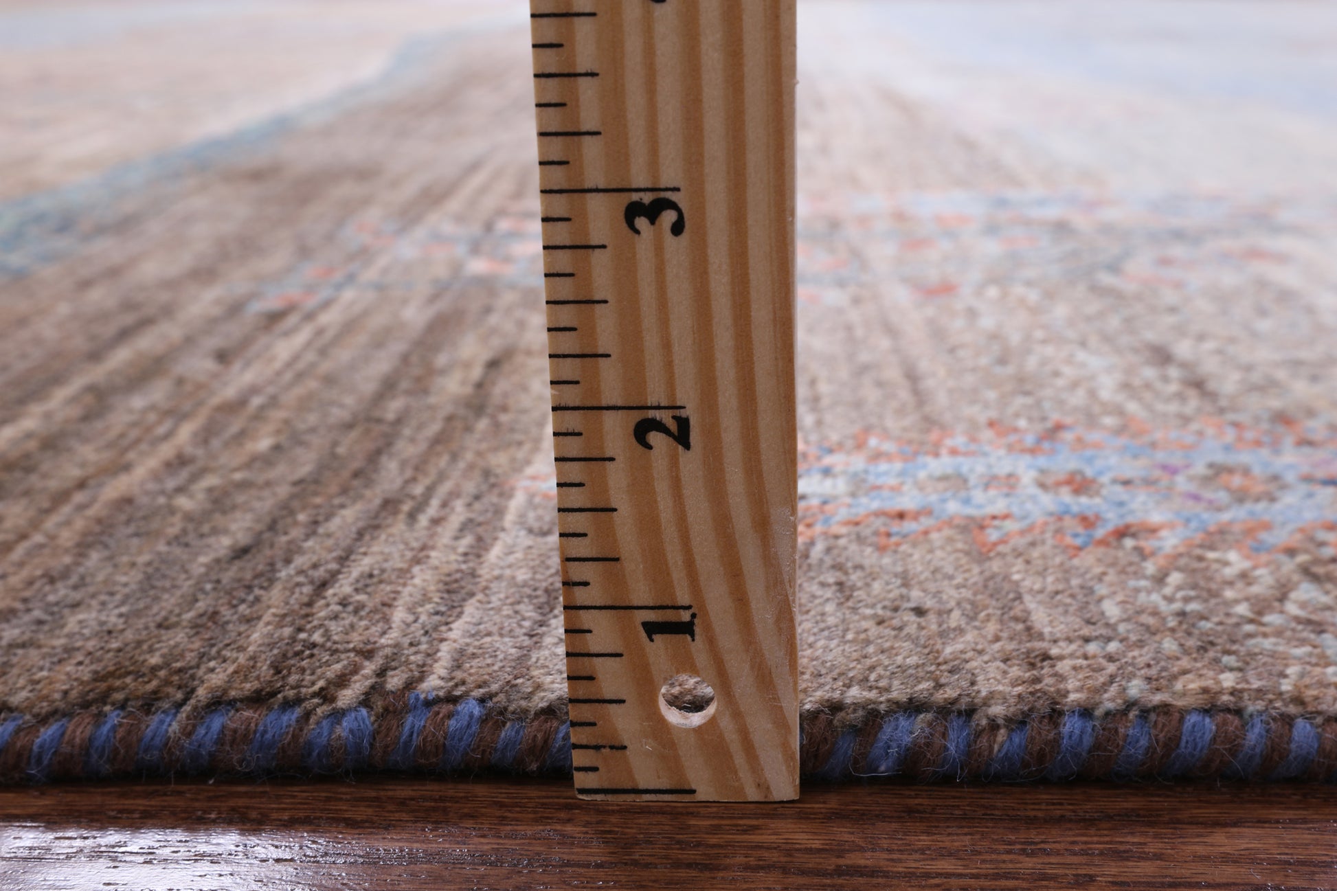 Tribal Persian Gabbeh Hand Knotted Wool Rug - 8' 0" X 9' 8" - Golden Nile