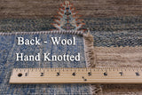 Tribal Persian Gabbeh Hand Knotted Wool Rug - 8' 10" X 11' 10" - Golden Nile
