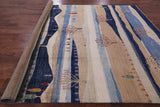 Tribal Persian Gabbeh Hand Knotted Wool Rug - 9' 1" X 12' 0" - Golden Nile