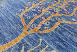 Tribal Persian Gabbeh Handmade Wool Rug - 5' 7" X 7' 10" - Golden Nile