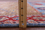 Tribal Persian Gabbeh Hand Knotted Wool Rug - 5' 0" X 6' 6" - Golden Nile