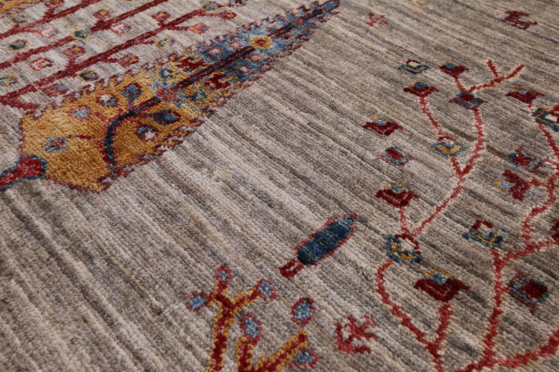 Tribal Persian Gabbeh Handmade Wool Rug - 3' 3" X 4' 10" - Golden Nile