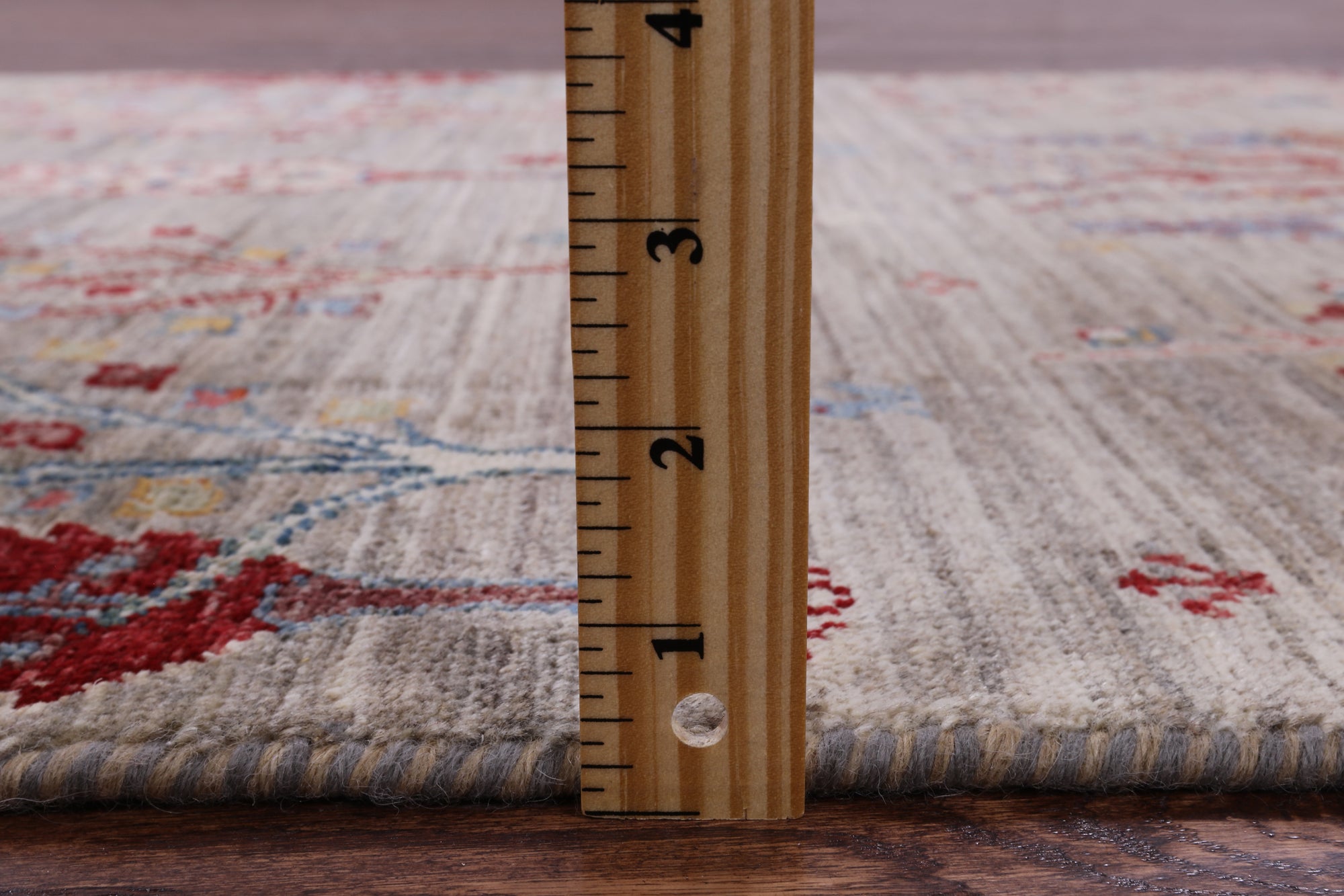 Tribal Persian Gabbeh Handmade Wool Rug - 3' 3" X 4' 10" - Golden Nile