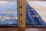 Tribal Persian Gabbeh Hand Knotted Wool Runner Rug - 2' 7" X 11' 11" - Golden Nile