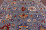 Turkish Oushak Hand Knotted Wool Rug - 9' 0" X 11' 9" - Golden Nile
