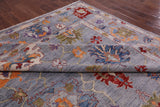 Turkish Oushak Hand Knotted Wool Rug - 8' 11" X 11' 8" - Golden Nile