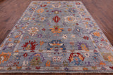 Turkish Oushak Hand Knotted Wool Rug - 8' 11" X 11' 8" - Golden Nile