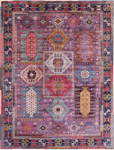 Persian Fine Serapi Hand Knotted Wool Rug - 8' 11