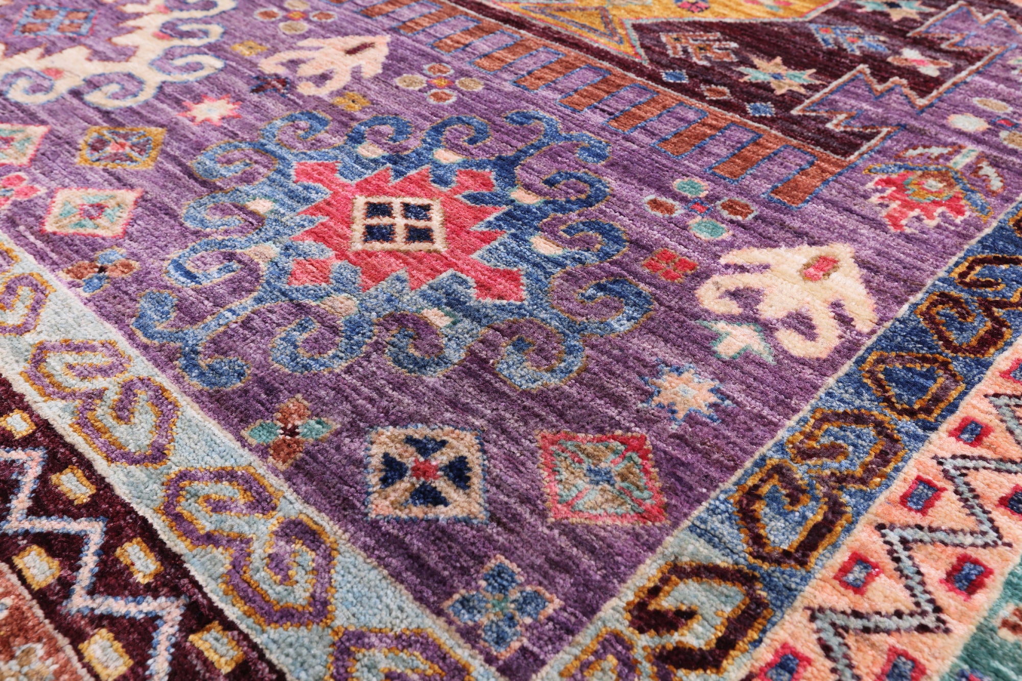 Persian Fine Serapi Hand Knotted Wool Rug - 8' 11" X 11' 8" - Golden Nile