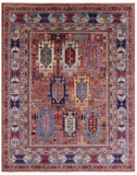 Persian Fine Serapi Hand Knotted Wool Rug - 7' 11" X 9' 8" - Golden Nile