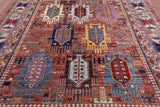 Persian Fine Serapi Hand Knotted Wool Rug - 7' 11" X 9' 8" - Golden Nile