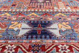 Persian Fine Serapi Hand Knotted Wool Rug - 7' 11" X 9' 8" - Golden Nile