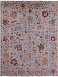 Turkish Oushak Hand Knotted Wool Rug - 9' 1" X 11' 11" - Golden Nile