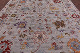 Turkish Oushak Hand Knotted Wool Rug - 9' 1" X 11' 11" - Golden Nile