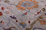 Turkish Oushak Hand Knotted Wool Rug - 9' 1" X 11' 11" - Golden Nile
