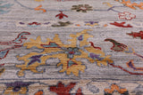 Turkish Oushak Hand Knotted Wool Rug - 9' 1" X 11' 11" - Golden Nile