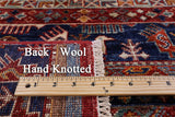 Tribal Persian Gabbeh Hand Knotted Wool Rug - 4' 8" X 6' 8" - Golden Nile