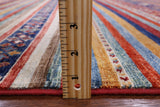 Tribal Persian Gabbeh Hand Knotted Wool Rug - 4' 8" X 6' 8" - Golden Nile