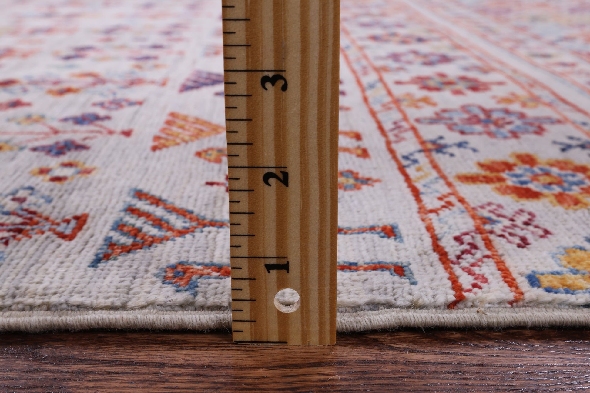Tribal Persian Gabbeh Handmade Wool Rug - 3' 3" X 5' 2" - Golden Nile