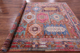 Persian Fine Serapi Hand Knotted Wool Rug - 8' 5" X 9' 8" - Golden Nile
