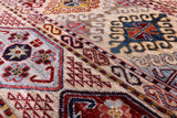Tribal Persian Gabbeh Hand Knotted Wool Rug - 8' 6" X 9' 10" - Golden Nile