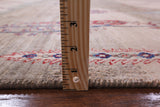 Tribal Persian Gabbeh Hand Knotted Wool Rug - 8' 3" X 9' 9" - Golden Nile