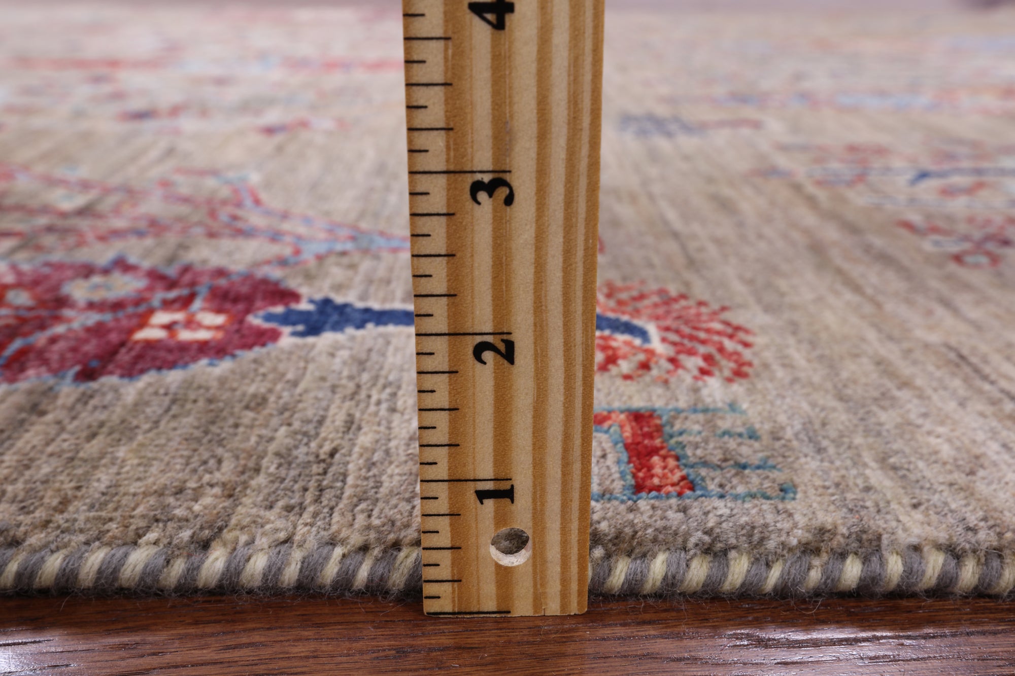 Tribal Persian Gabbeh Hand Knotted Wool Rug - 4' 11" X 6' 5" - Golden Nile