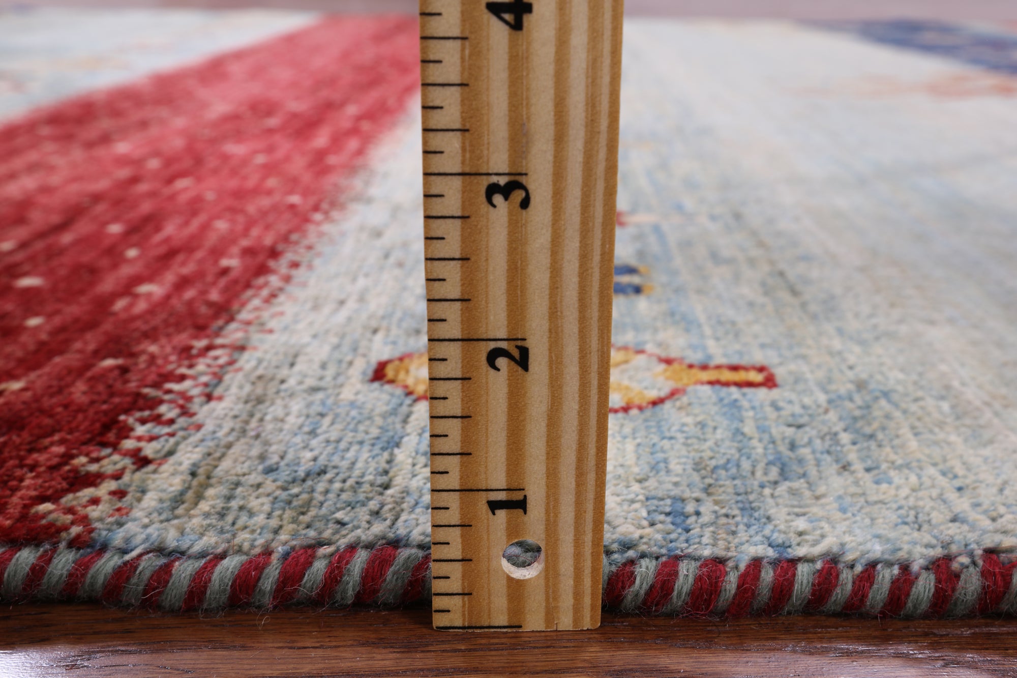Tribal Persian Gabbeh Hand Knotted Wool Rug - 4' 11" X 6' 4" - Golden Nile