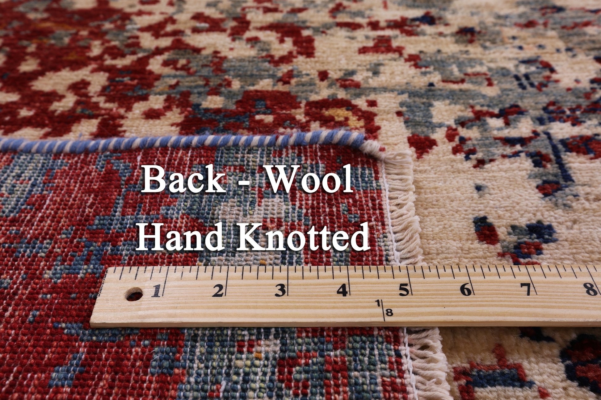 Abstract Modern Mamluk Hand Knotted Wool Rug - 8' 11" X 11' 10" - Golden Nile