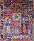 Persian Fine Serapi Handmade Wool Rug - 8' 2" X 10' 0" - Golden Nile
