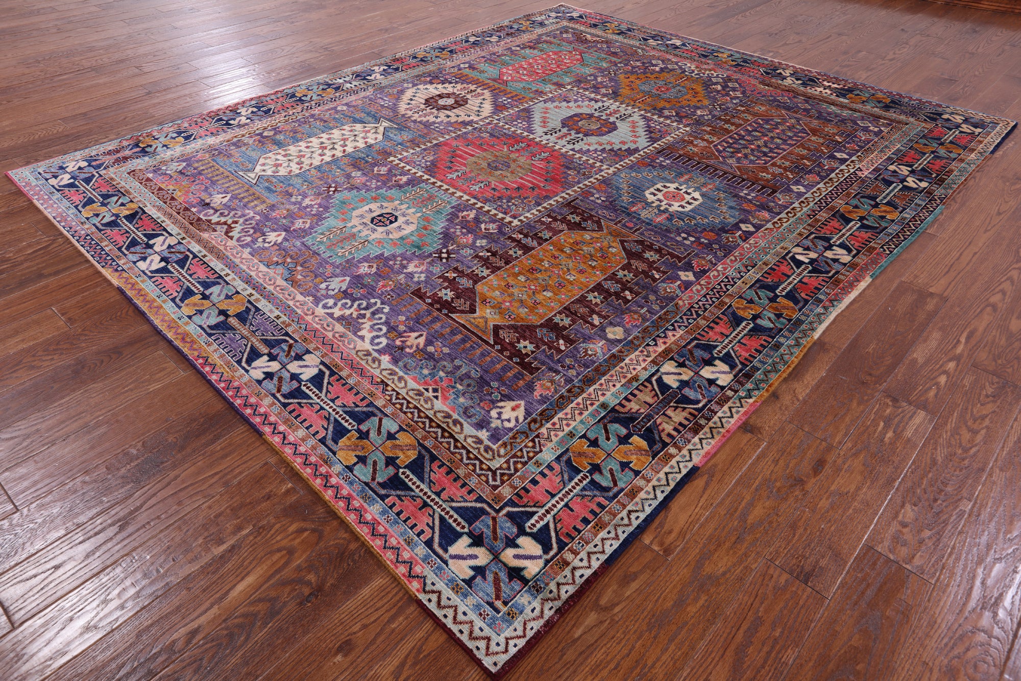 Persian Fine Serapi Handmade Wool Rug - 8' 2" X 10' 0" - Golden Nile