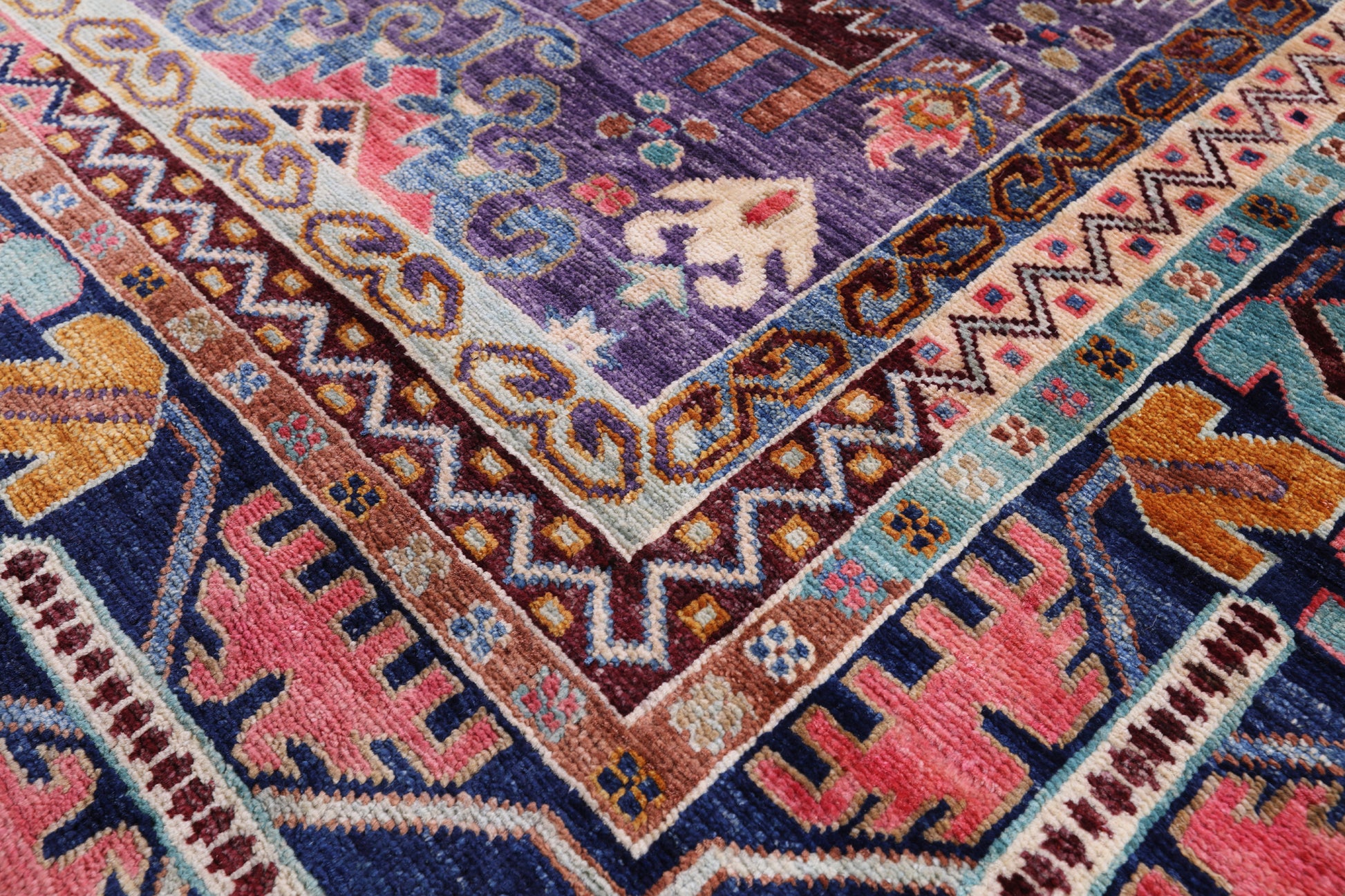 Persian Fine Serapi Handmade Wool Rug - 8' 2" X 10' 0" - Golden Nile
