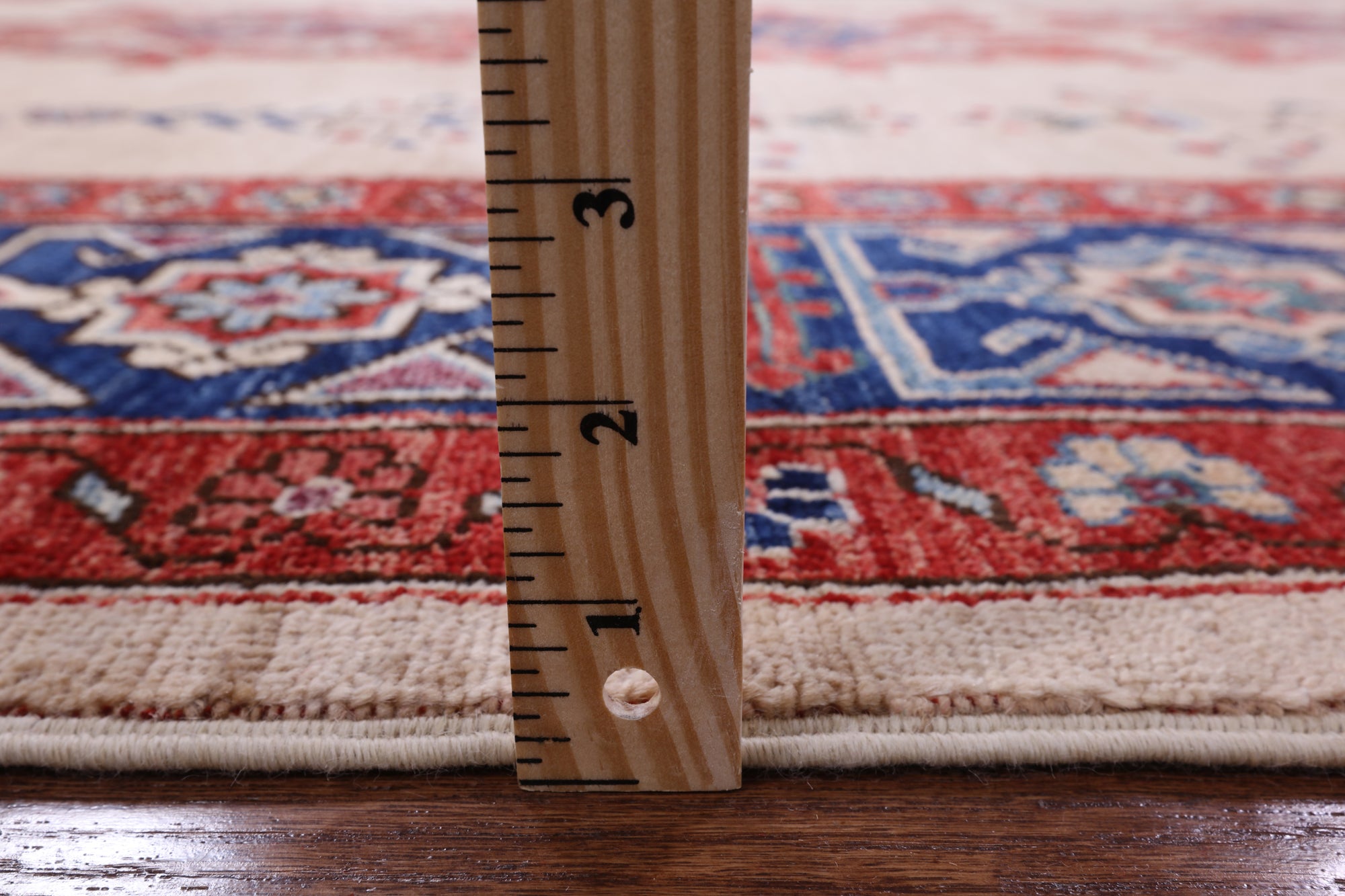 Ivory Persian Fine Serapi Handmade Wool Rug - 7' 9" X 9' 7" - Golden Nile