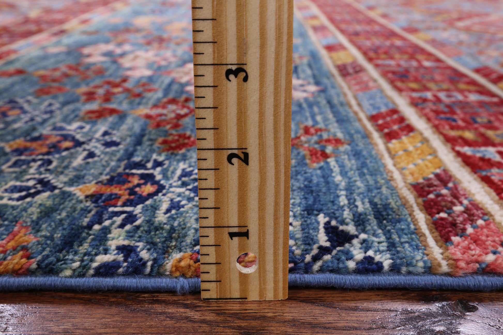 Khorjin Persian Gabbeh Hand Knotted Wool Rug - 3' 10" X 5' 11" - Golden Nile