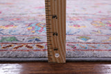 Grey Peshawar Hand Knotted Wool Rug - 8' 0" X 10' 0" - Golden Nile